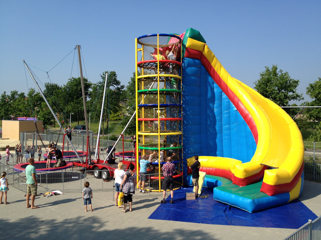 Spider toren met glijbaan